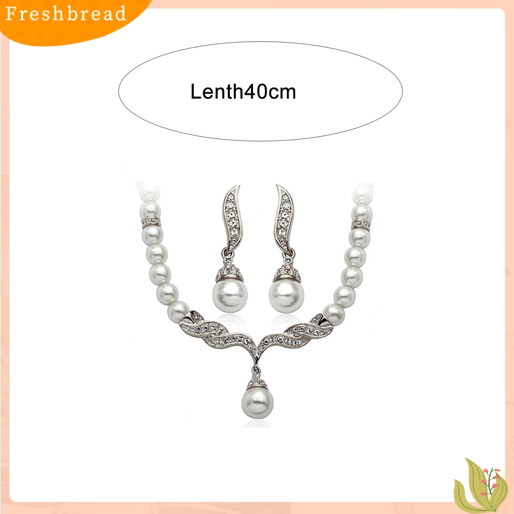 Set Perhiasan Kalung Anting Bentuk Unik Bahan Alloy Untuk Pesta