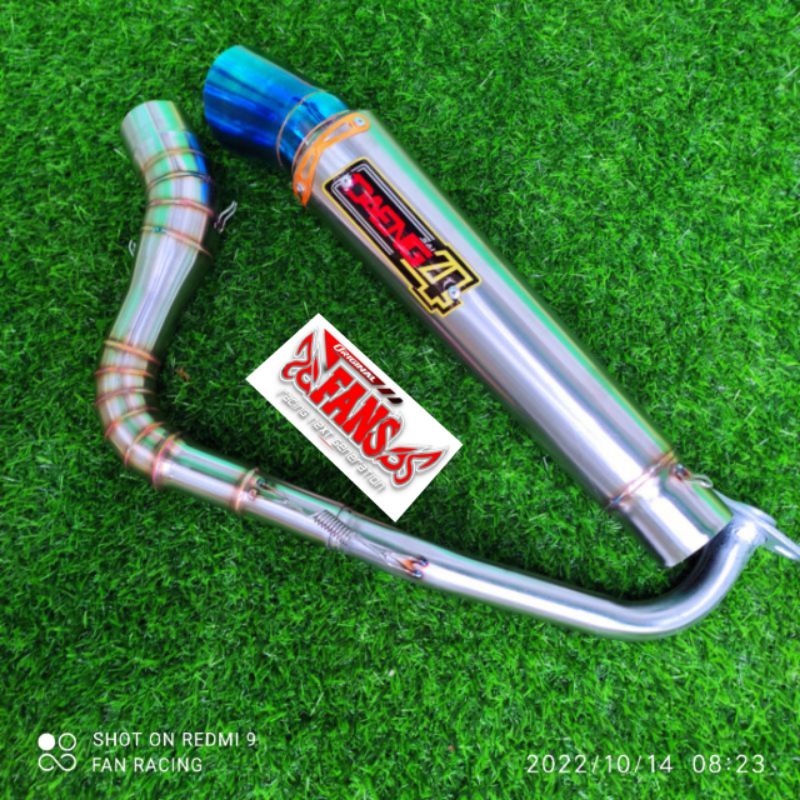 KNALPOT RACING DAENG SAI 4 VARIO MIO BEAT FI STREET POP DELUXE SPIN NMX AEROX SUZUKI NEX / FI