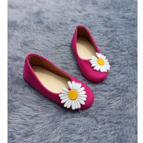 Sepatu Anak SD Perempuan Flatshoes Bunga Yasmin 26-30