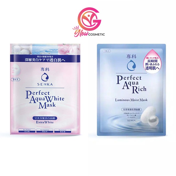SENKA PERFECT AQUA RICH MASK - MASKER WAJAH