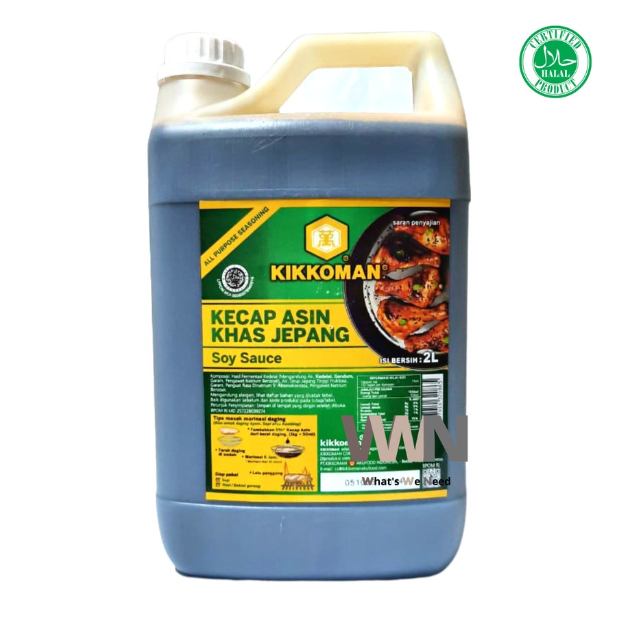 

Kikkoman All Purpose Soy Sauce 2 Liter - Kecap Asin Khas Jepang