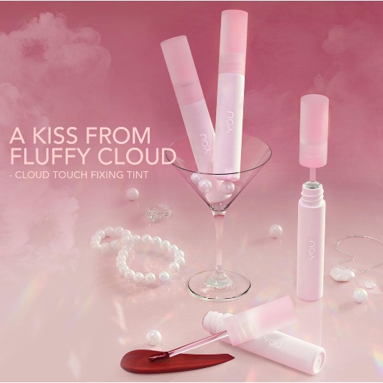 YOU Cloud Touch Fixing Lip Tint | Soft Velvet Finish Lip Stain | Korean Style Lipstik Bibir