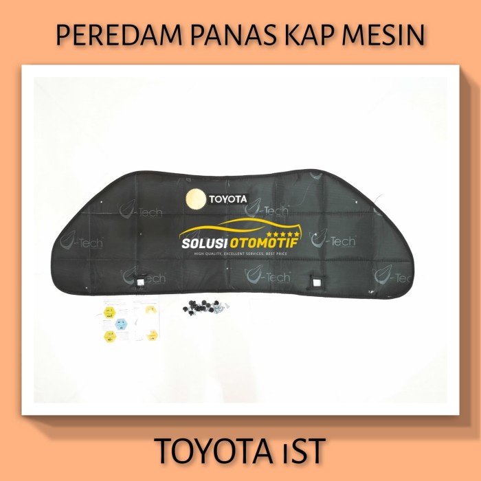 TOYOTA IST Peredam Panas Kap Mesin Aksesoris Variasi Mobil VTECH Ori