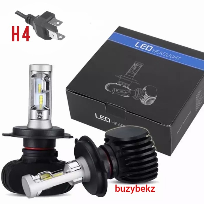 LED H4 S1 CSP CHIPS LAMPU HEADLAMP MOBIL SEPASANG