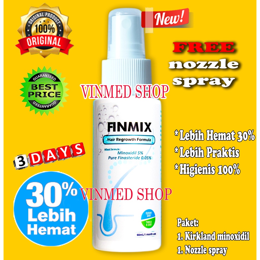 FINMIX Minoxidil 5% penumbuh rambut Original 60mL