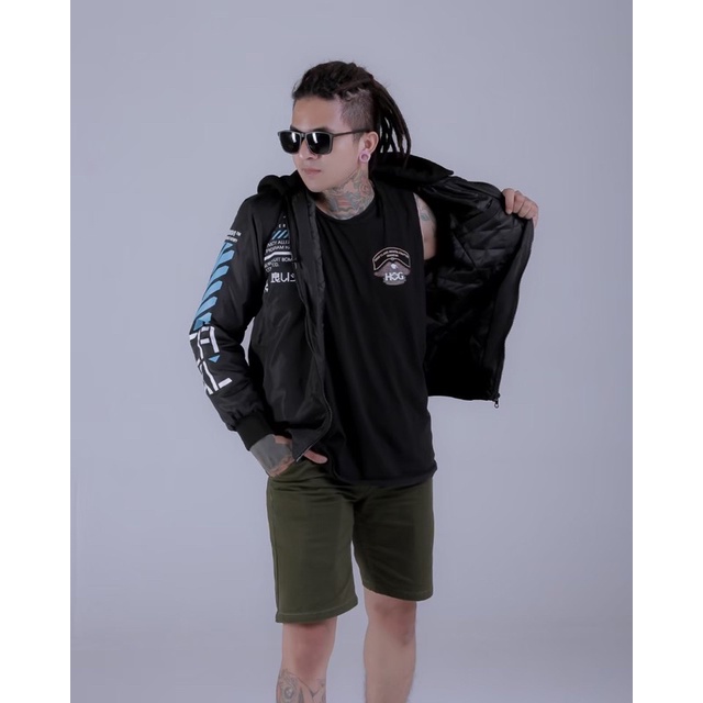 BGSR Jaket Bomber Hoodie Bgsr Jaket Parasut Jaket Pria Jaket Outdoor