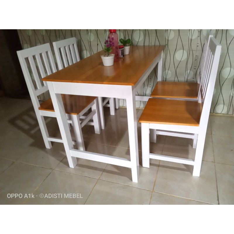 meja kursi makan minimalis modern