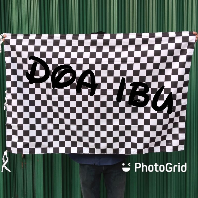 

best seller bendera start bendera catur bendera finish 80cm x 120cm ready stock