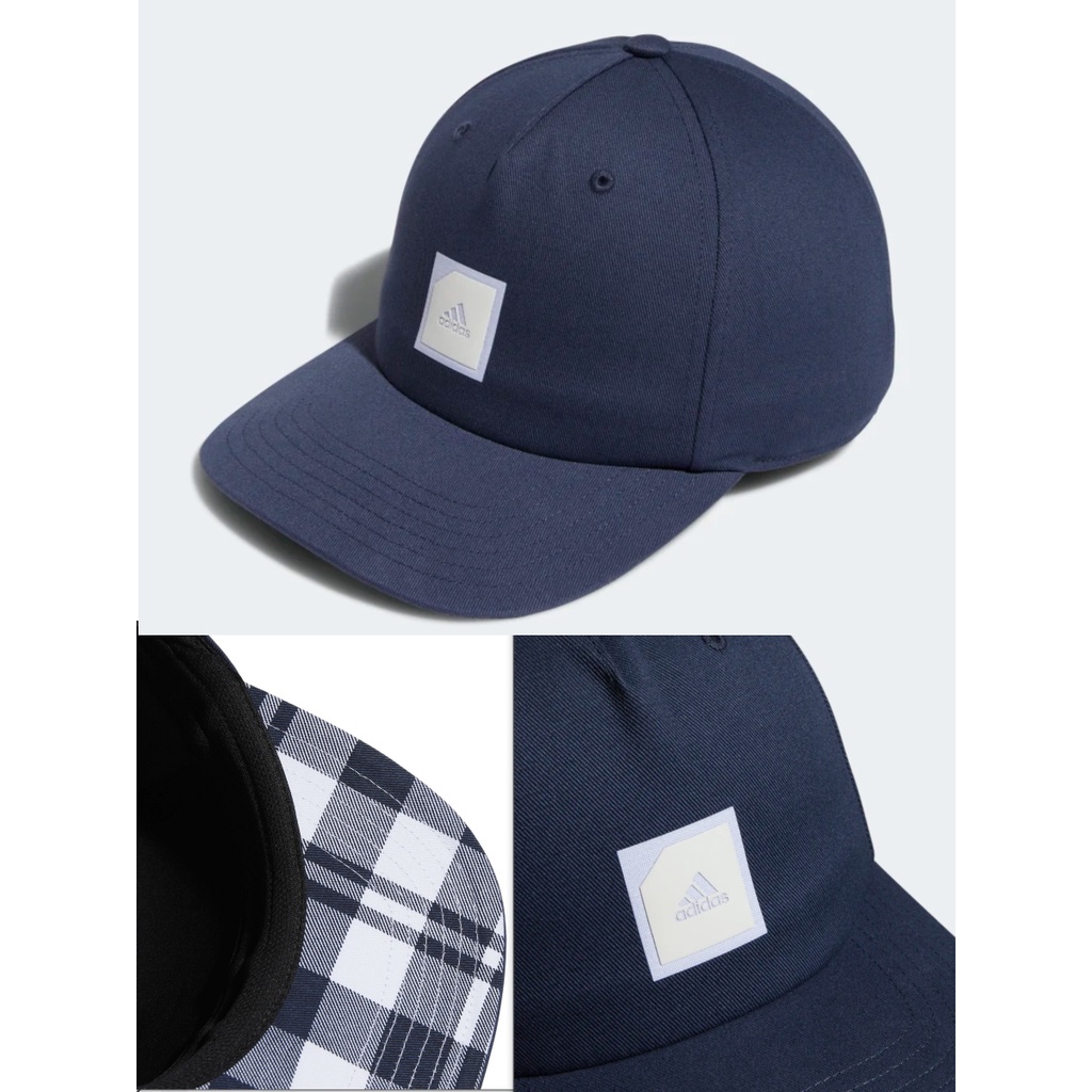 Adidas Golf Adicross Plaid Cap Adi Hat Blue Biru HG8915 Topi Original