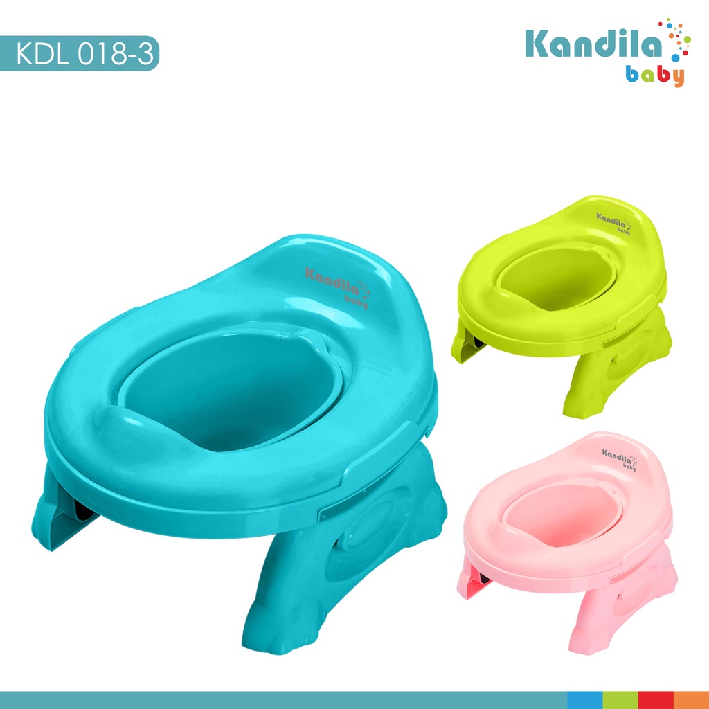 Kandila Baby 2in1 Travel Potty KDL018-3 - Pispot / Toilet Potty Seat / Dudukan Toilet