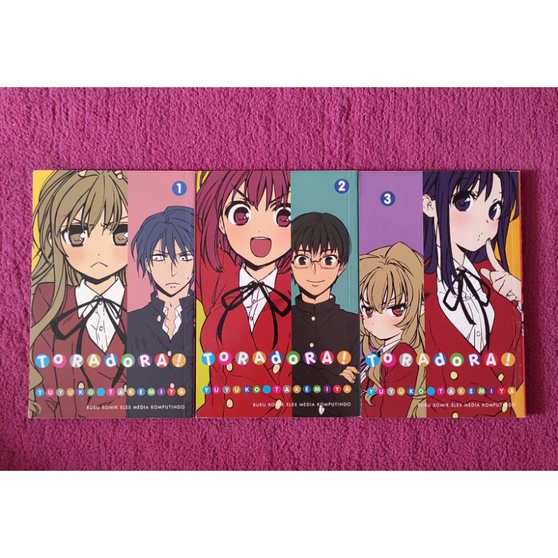 Komik TORADORA 1-3 Og (Yuyuko Takemiya)