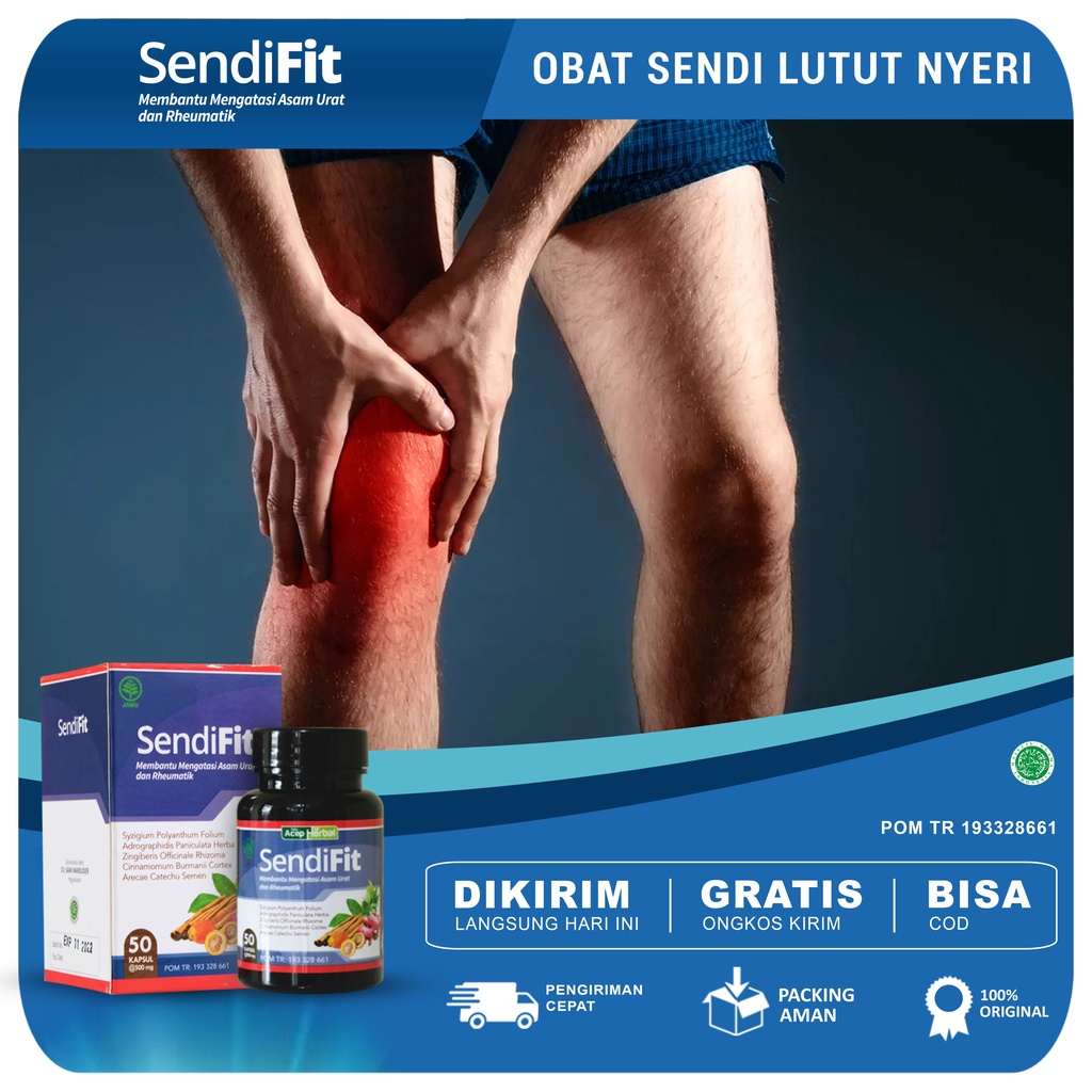 Obat Sendi Kaku Lutut Nyeri Lutut Bengkak Susah Berjalan Rematik Asam Urat Kebas Kesemutan Radang Se