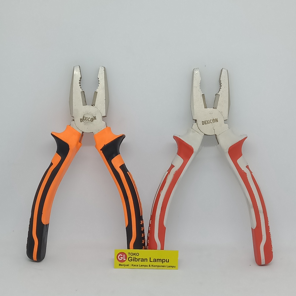 Tang Potong Kombinasi Dexicon All Merk - Cutter Kabel Knip Diagonal Cutting Plier Serbaguna