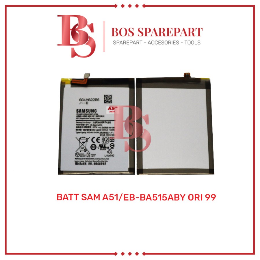 BATTERY SAMSUNG A51 / EB-BA515ABY ORI 99