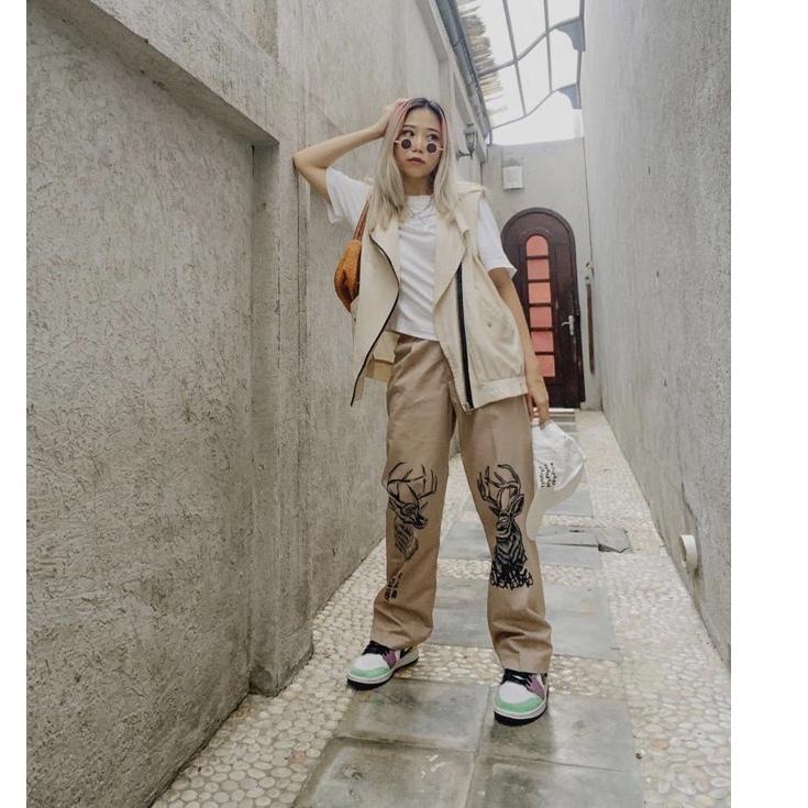 Rekomendasi Flame Everyday DEER MIROR Baggy Pants