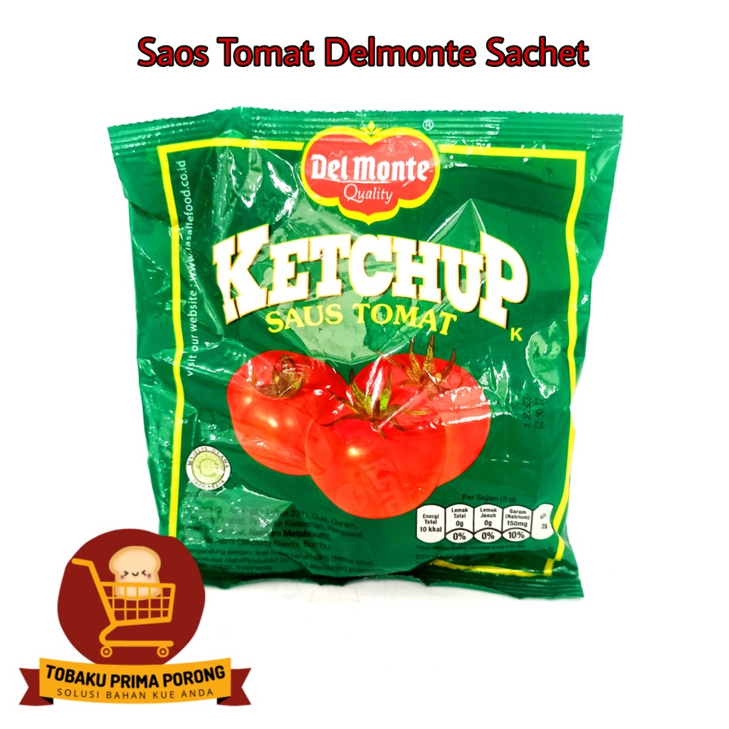 

SAOS KETCHUP TOMAT SACHET - ISI 24 @ 9 GRAM