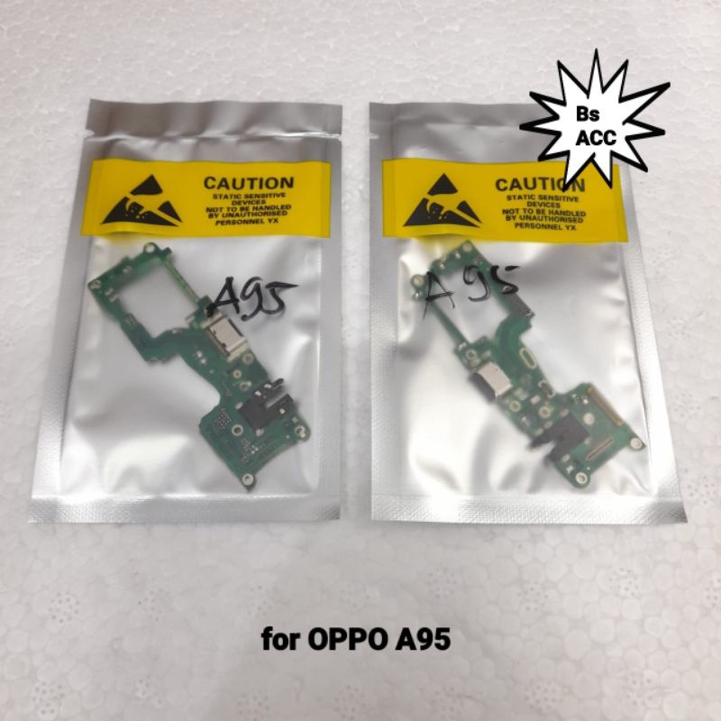 pcb papan konektor cas connector charger Oppo a95 ORIGINAL