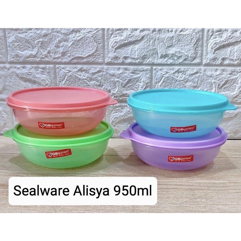 GBU Plast Alisya Small 950 ml Toples Makanan Kedap Udara BPA Free Food Safe Sealware