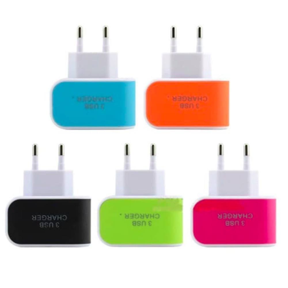 JT - Adaptor Charger 3 Port 3.1A / Kepala Batok Charger 3 Port USB