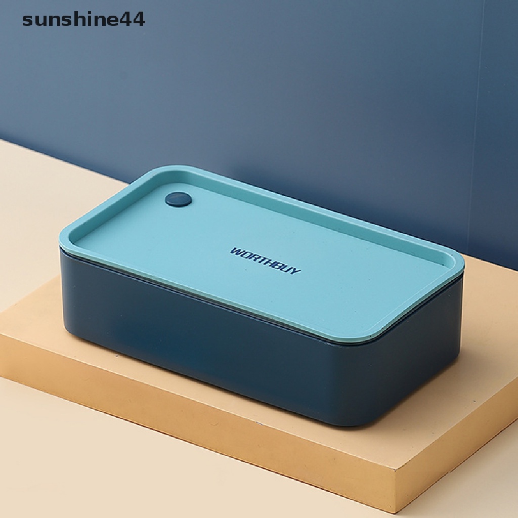 Sunshine Kotak Makan Bento Portable Bahan Plastik Untuk Anak Sekolah