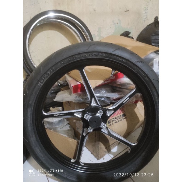 VELG ENKEI FG511 RING 17 HITAM FIZR/VEGA/JUPITER ANODIZE