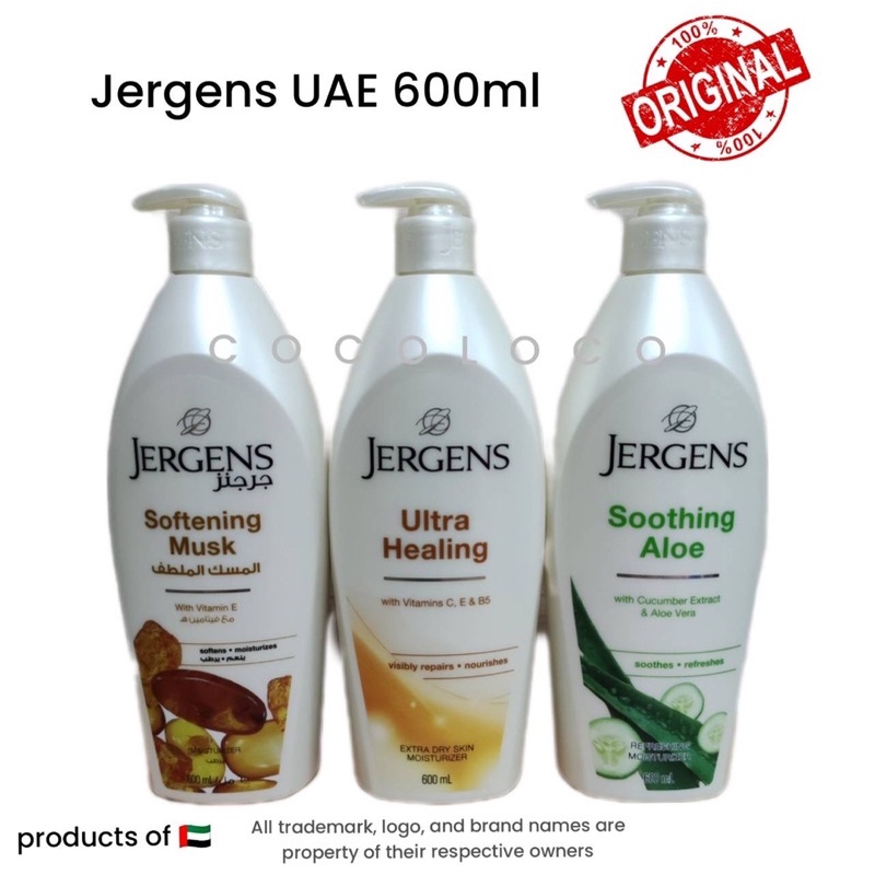 Jergens Body Lotion 650 ml Aussie Original