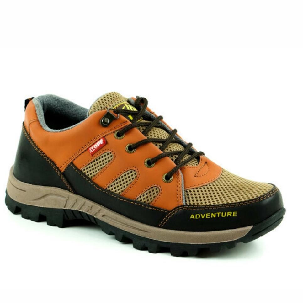 Sepatu Gunung Hiking Outdoor Adventure Olahraga Waterproof Spatu Pria Cowok Casual Original Second {