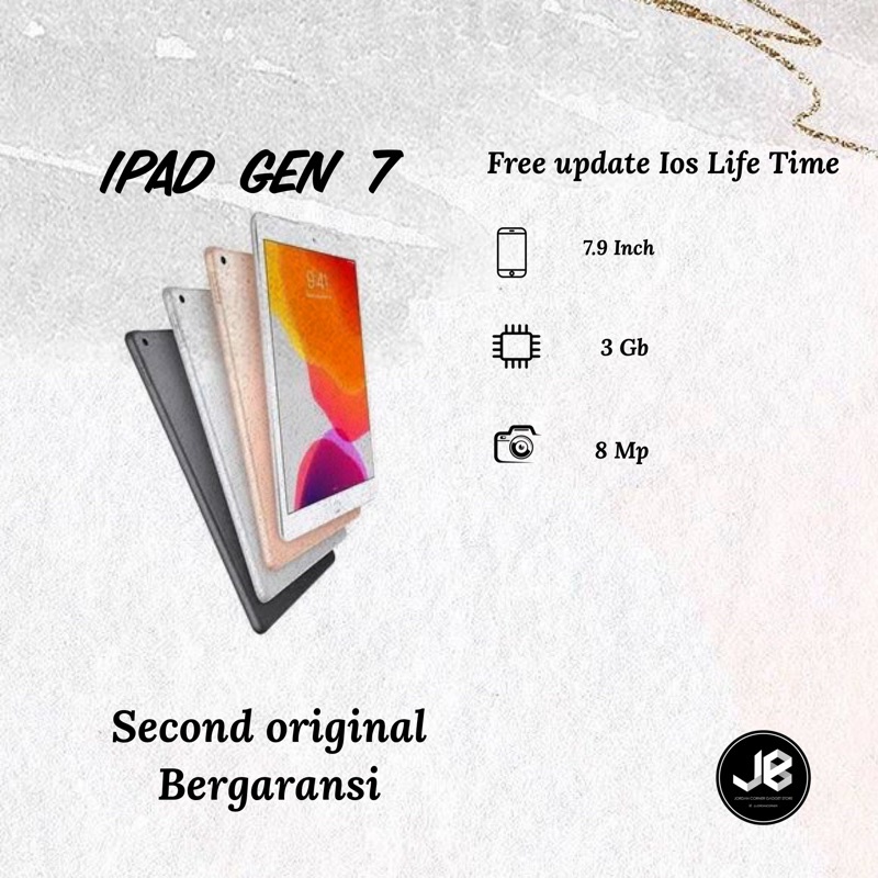 Ipad Gen 7 128Gb Second Original