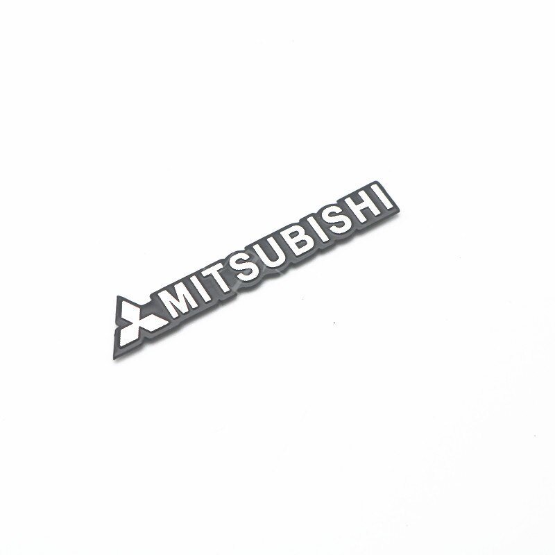 Mitsubishi 4Pcs Stiker Logo Mini Bahan Alloy Untuk Speaker Mobil