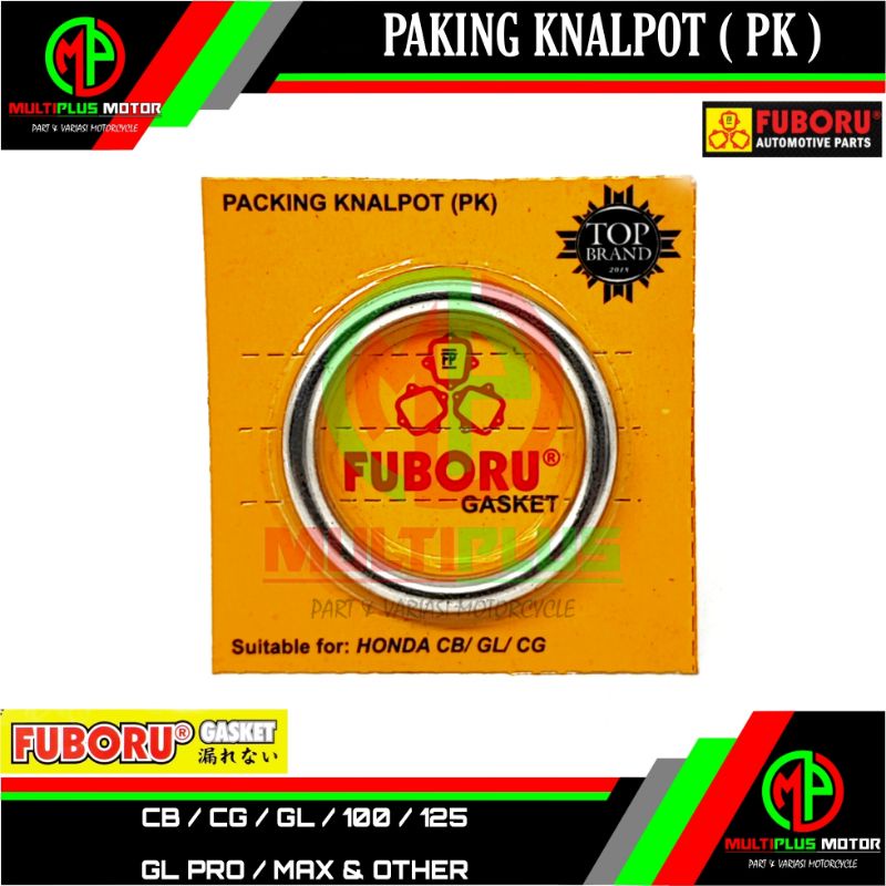 Paking Gasket Perpak PK knalpot kenalpot FUBORU,CB,CG,GL,CB 100,CB 125,GL 100,GL 125,GL PRO,GL MAX