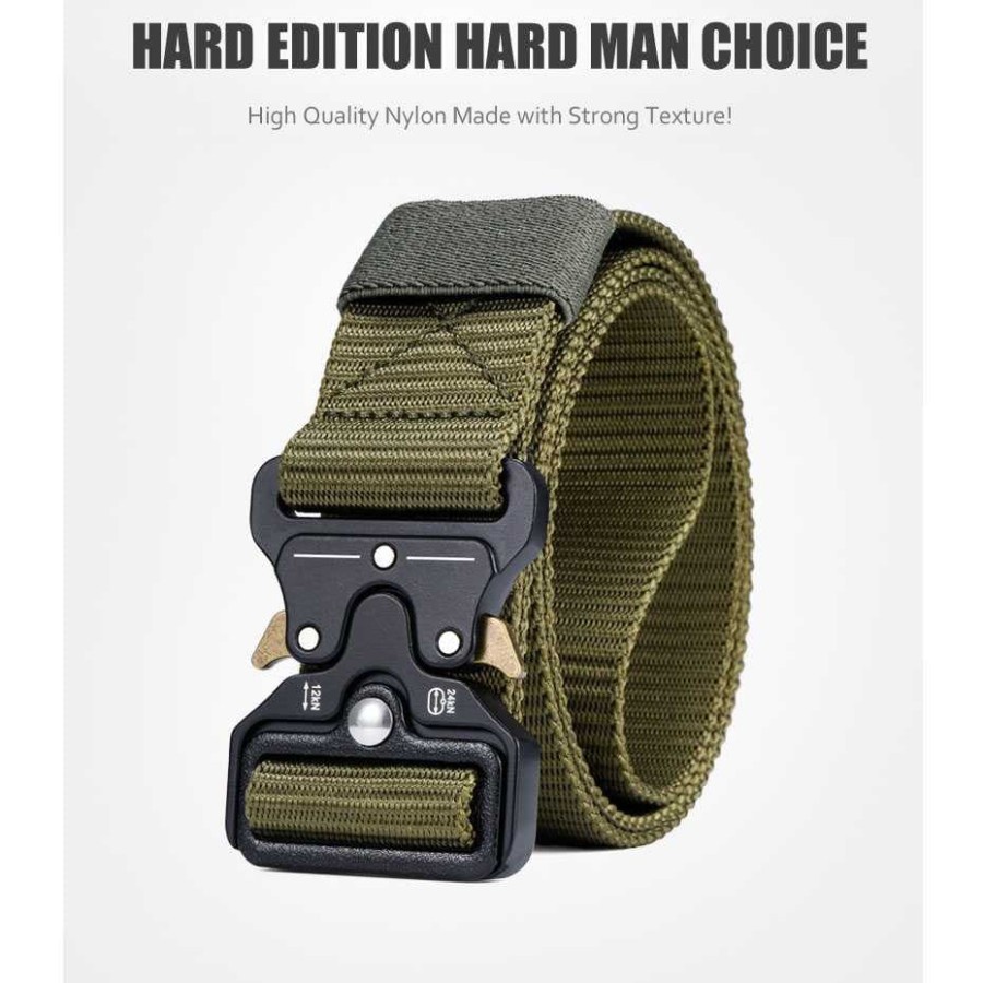 Rhodey Zip ~ Gesper Tactical Webbing Belt ~ Sabuk Canvas ~ Ikat Pinggang Outdoor