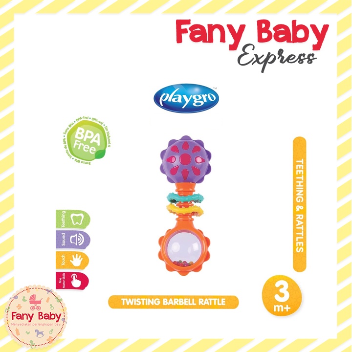 PLAYGRO TWISTING BARBELL RATTLE