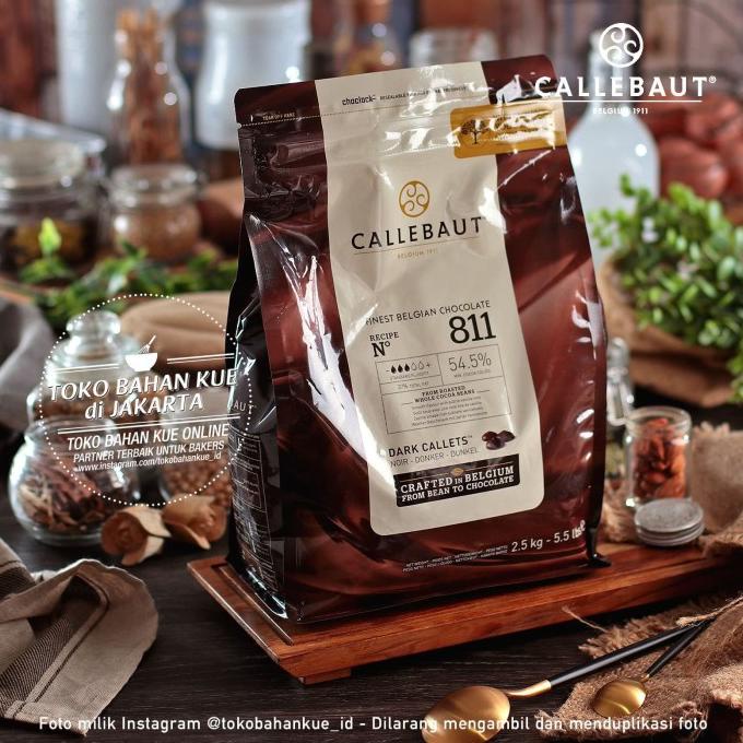 

[COD] Callebaut 811NV 250gr Dark Chocolate Couverture 54,5% Cokelat Baking [COD]