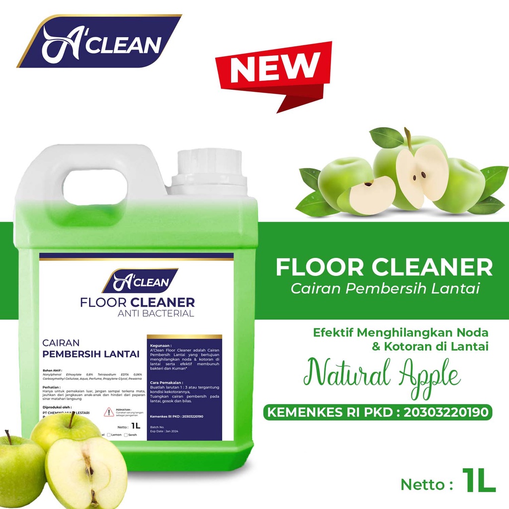 Pembersih Lantai Antibacterial / FLOOR CLEANER Amorens 1 Liter [1000ml]