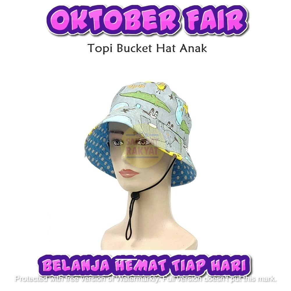 Topi Bucket Anak/Bucket Anak Karakter