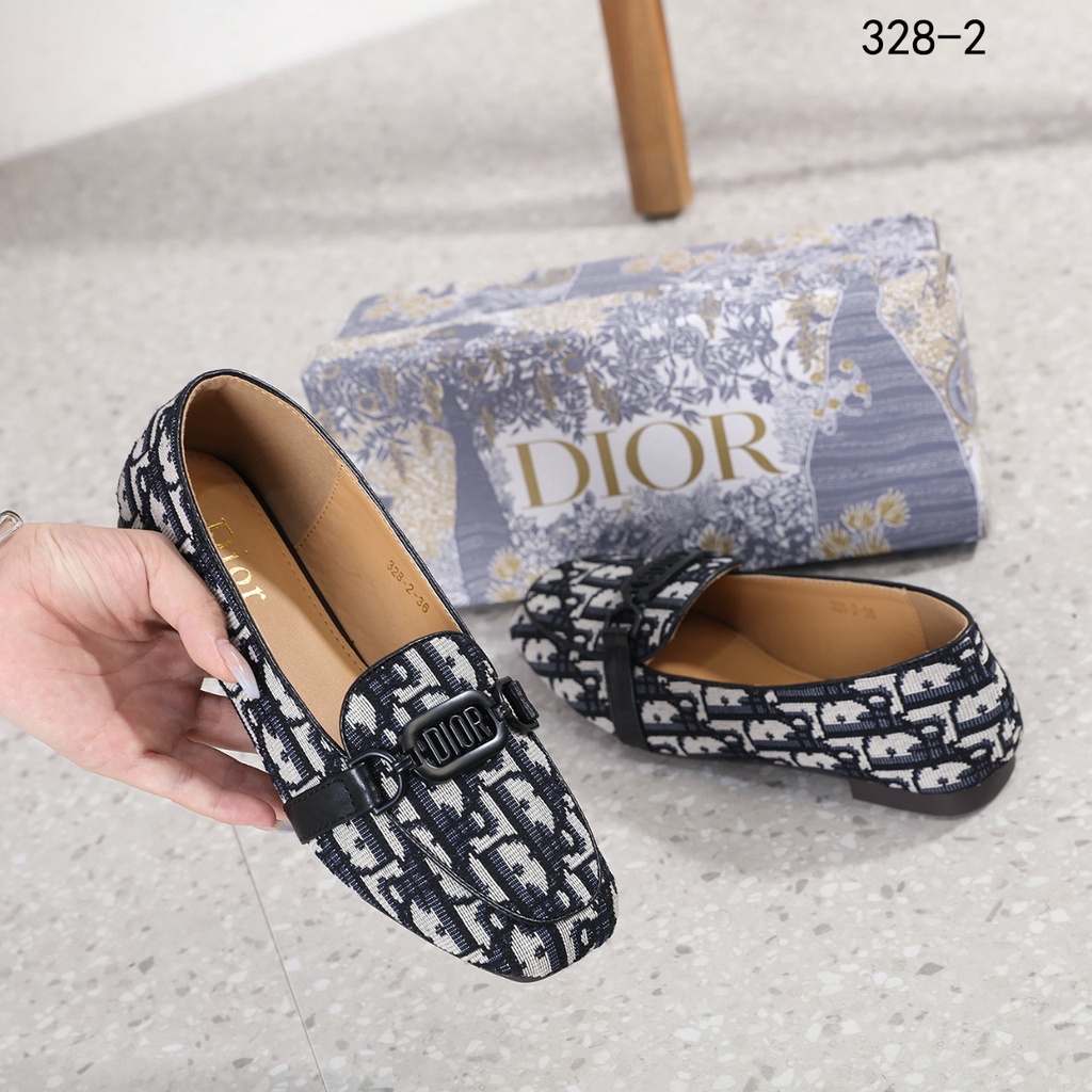 DR Oblique Jacquard Loafers Shoes 328-2