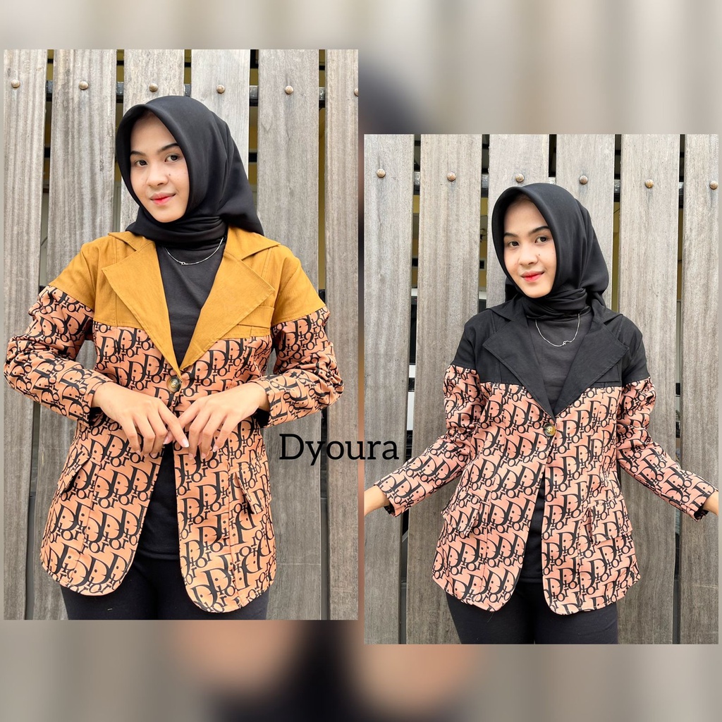 Blazer /BLAZER YN/LV/GC KERAH/READY STOCK/ jaket wanita / blazer premium / BLAZER