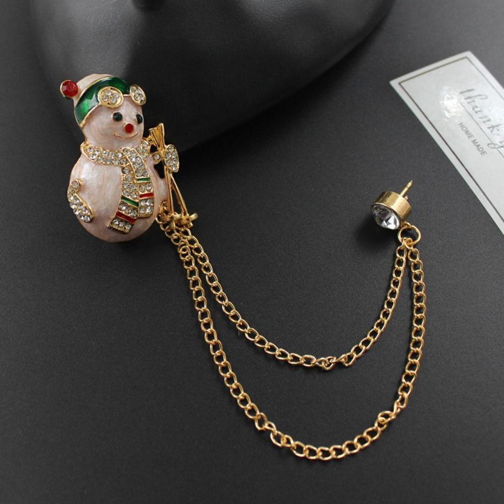 Augustina Bros Pin Desain Santa Claus Untuk Aksesoris Pakaian Wanita