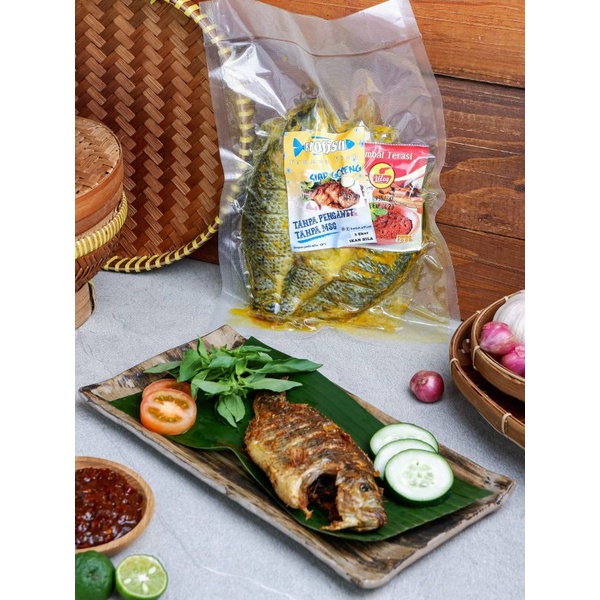 

Ikan Nila Bumbu 3 Ekor Siap Goreng Frofish