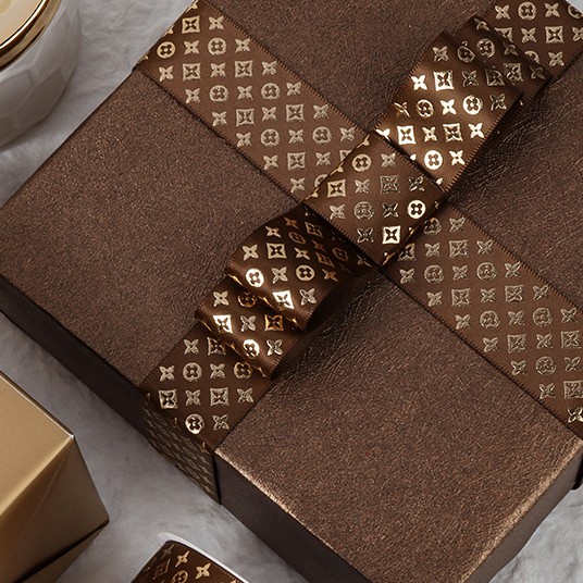 

Pita Satin 2,5cm pita happy birthday pita hbd pita premium hrga 3METER - Brown 3Meter