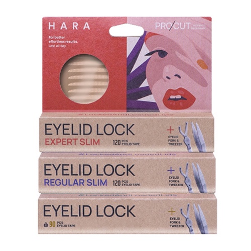 Hara Eyelid Lock Baby Pack (Expert Slim 120pcs /Regular Slim 120pcs /Twilight 90pcs)