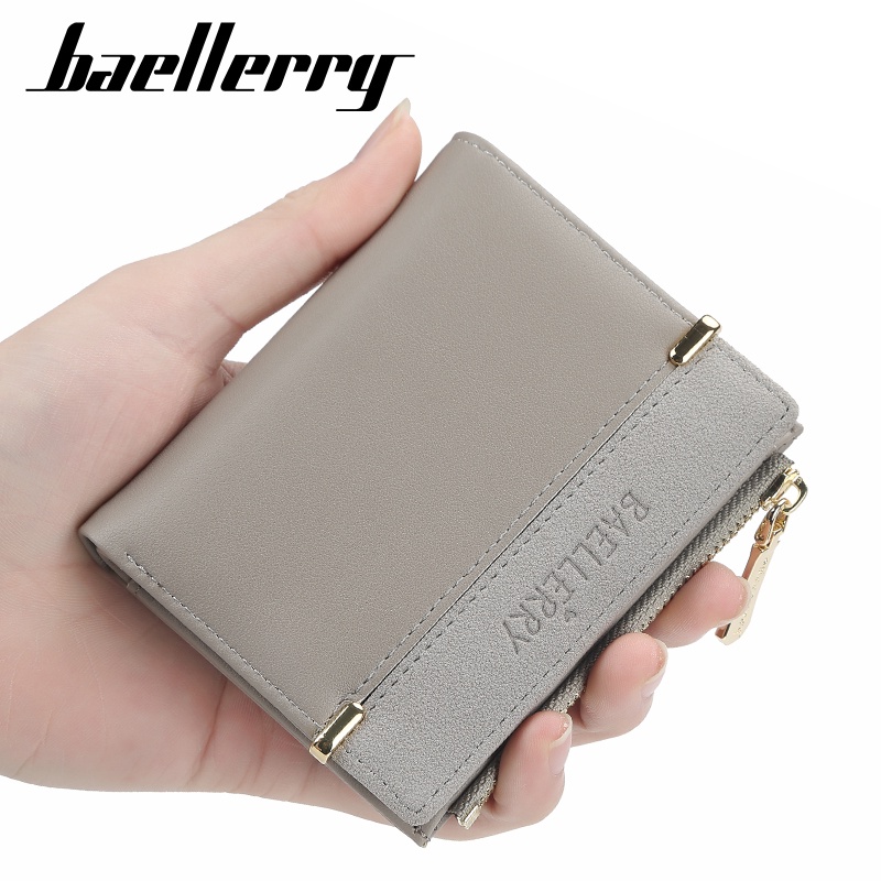 BAELLERRY DR033 Dompet Wanita Lipat Bahan Kulit PU Leather Premium WATCHKITE WKOS