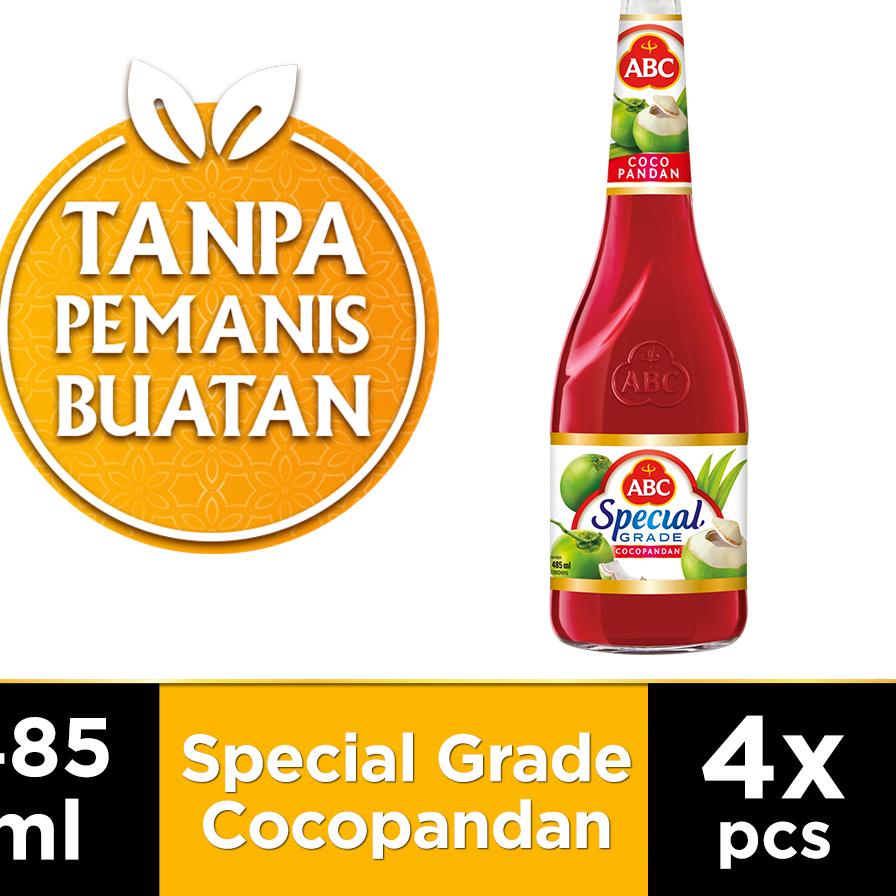 

Buy here--ABC Sirup Special Grade Cocopandan 485 ml - Multi Pack 4 pcs