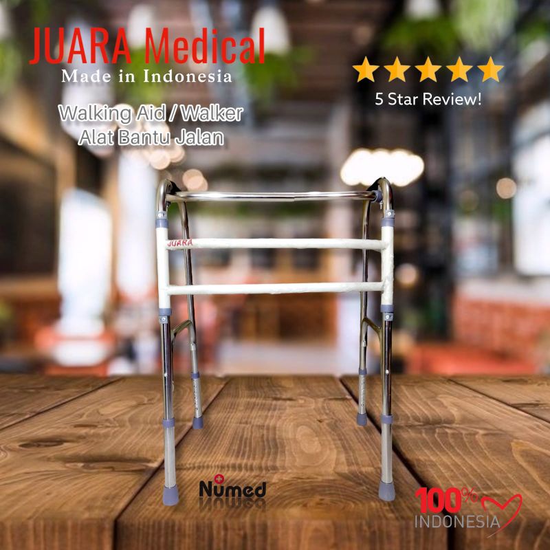 Walker Juara Alat Bantu Jalan Walking Aid Orang Tua Lansia Manula