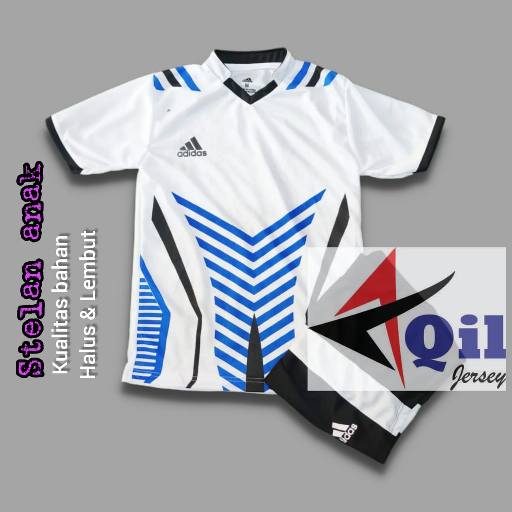 kaos bola atau baju bola junior umur 7 tahun s/d 13tahun-1