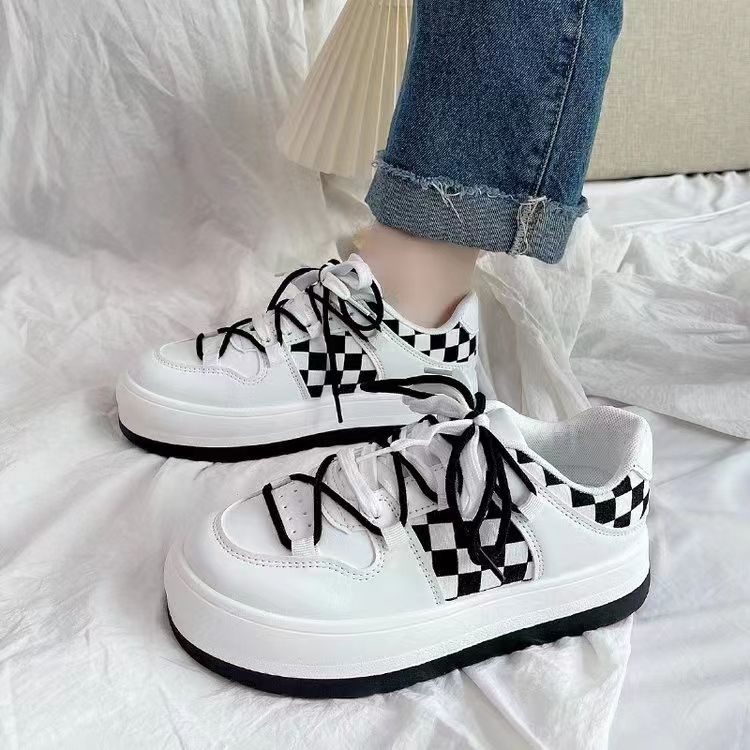 Free Box Sneakers Wanita Import Sneakers Korea Sepatu Snekers Wanita Trend NS B62