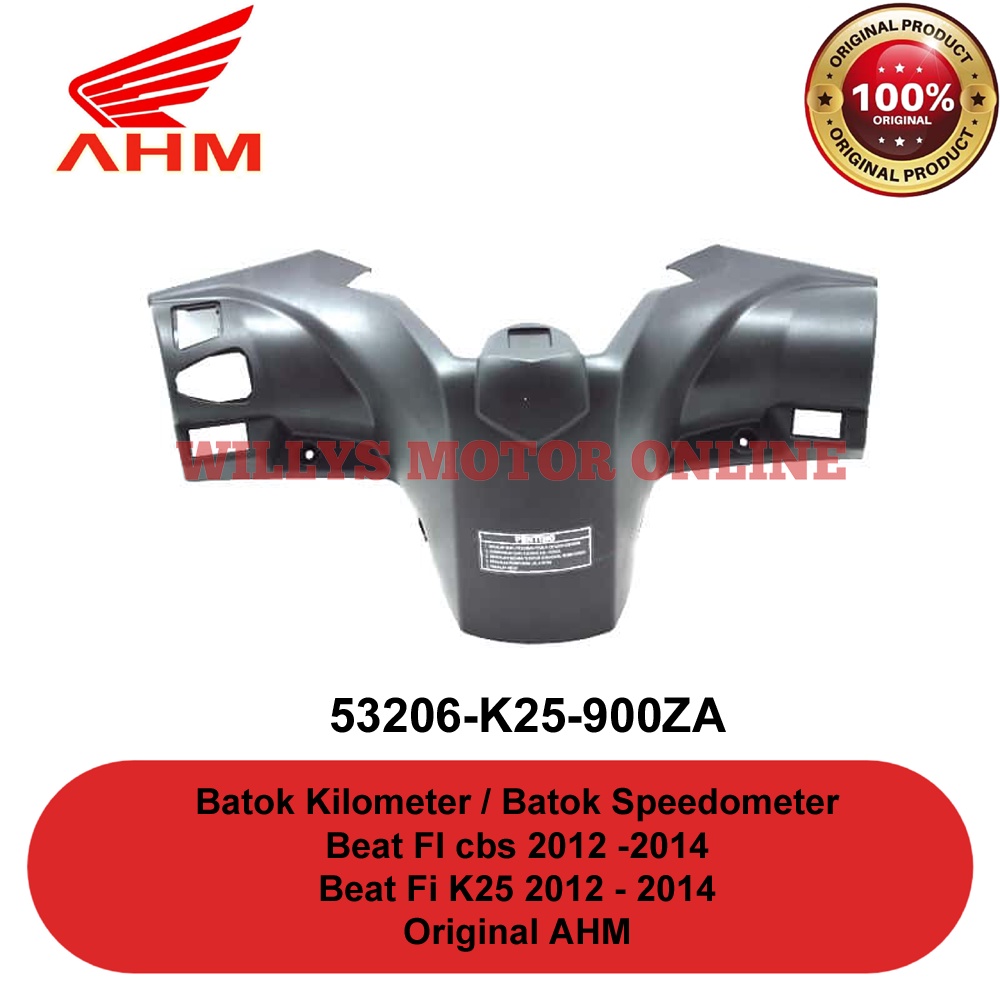 Batok Belakang Beat FI 2012 2014 Original AHM 53206-K25-900ZA / Batok Kilometer Beat FI Original