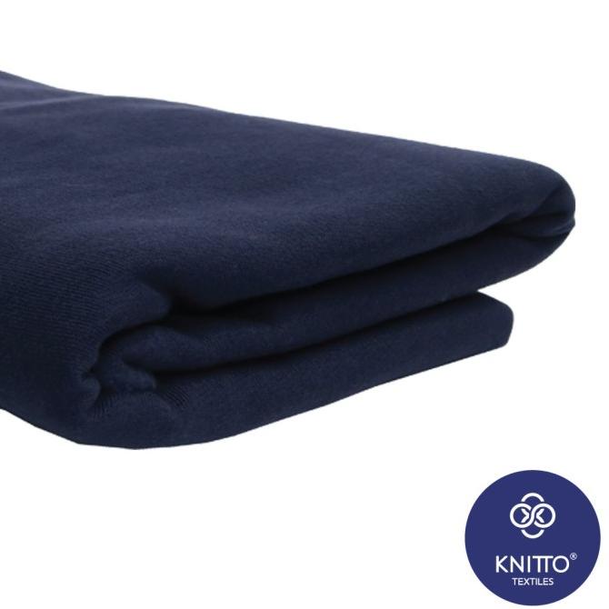 BAHAN JAKET KAIN CVC FLEECE WARNA TUA SPECIAL + BUR