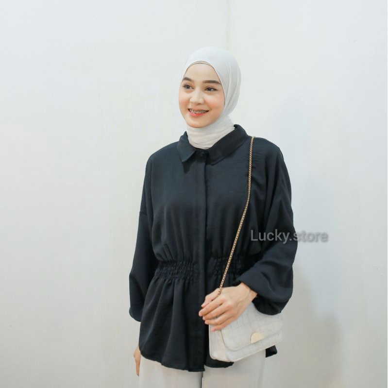 PRILLY BLOUSE CRINKLE//KEYY BLOUSE