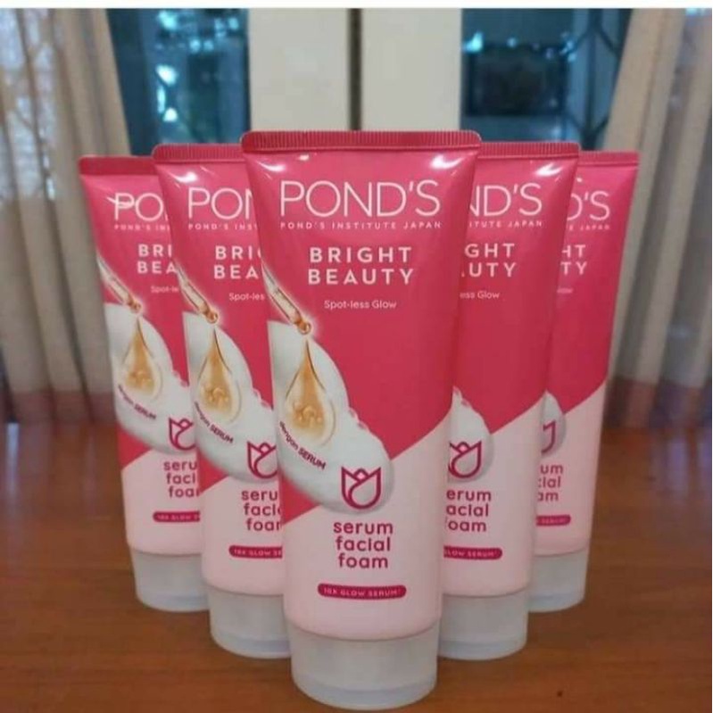 Jual Ponds Pink Facial Foam Bright Beauty 100 Gram | Shopee Indonesia